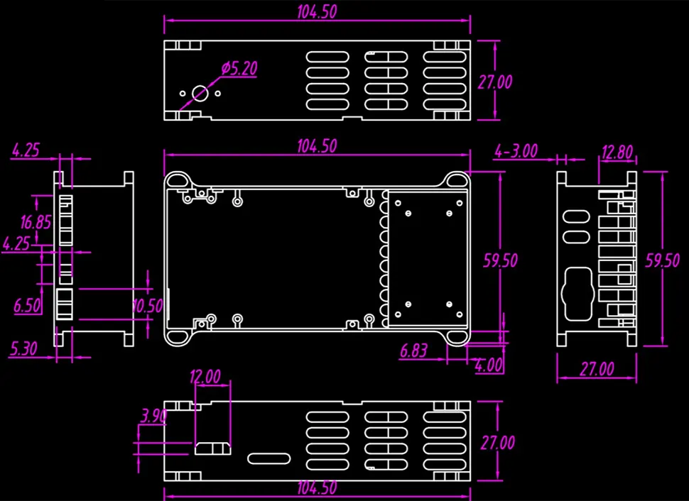 카메라 장거리 COFDM UAV UGV 다운링크 전송을 위한 무선 비디오 송신기 SDI Wireless Video Transmitter SDI for camera long range COFDM downlink transmission size