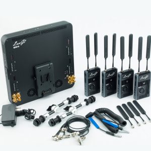 langi wireless video transmission HDMI SDI 1080P transmisor 4TX and 1RX 800 M/2625FT hd sdi wireless video transmitter system 6