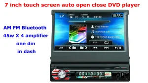 7-inch touch screen auto open close DVD player
