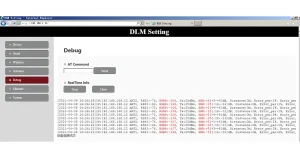 Web Device Management UI for long-range wireless video data link transmitter and receiver