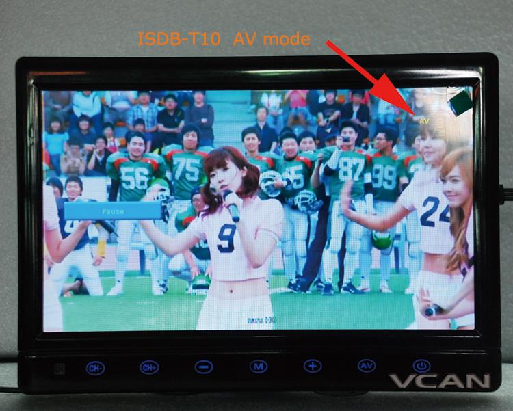 ISDB-T10_2 tuner 2 antenna 10.1 inch full seg digital TV receiver for Japan 