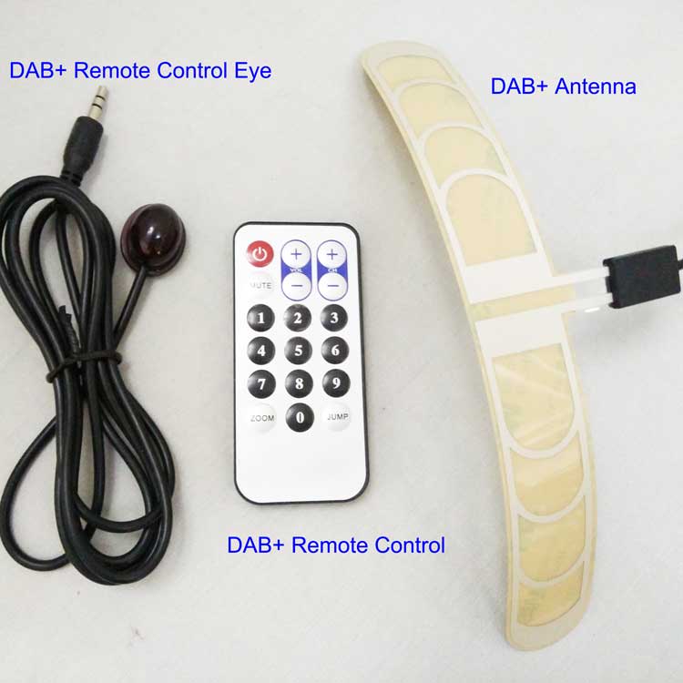 DAB+ Plus digital radio receiver dab plus tuner Antenna USB power AUX input music changer VCAN1410 12