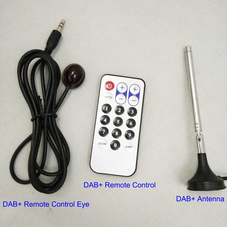 DAB+ Plus digital radio receiver dab plus tuner Antenna USB power AUX input music changer VCAN1410 13