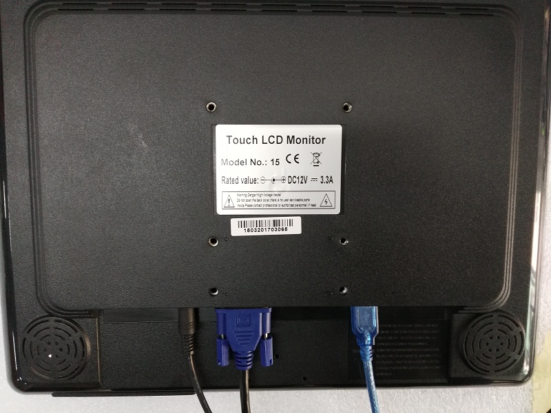 15inch VGA Touch Screen BNC HDMI USB SHARP touch screen monitor VCAN1375 8