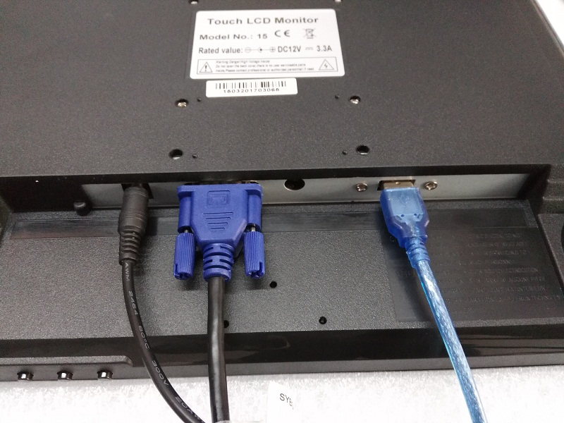 15inch VGA Touch Screen BNC HDMI USB SHARP touch screen monitor VCAN1375 9