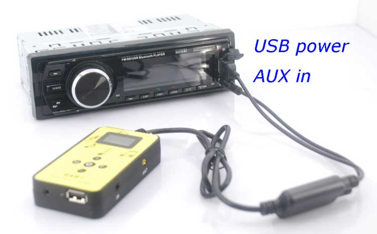 DAB+ Plus digital radio receiver dab plus tuner Antenna USB power AUX input music changer VCAN1410 14