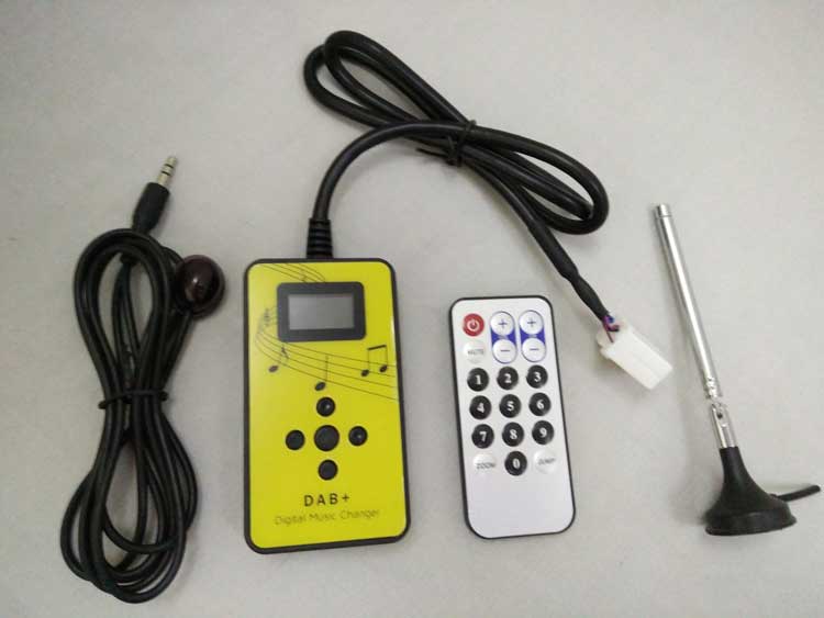 DAB+ Plus digital radio receiver dab plus tuner Antenna USB power AUX input music changer VCAN1410 10