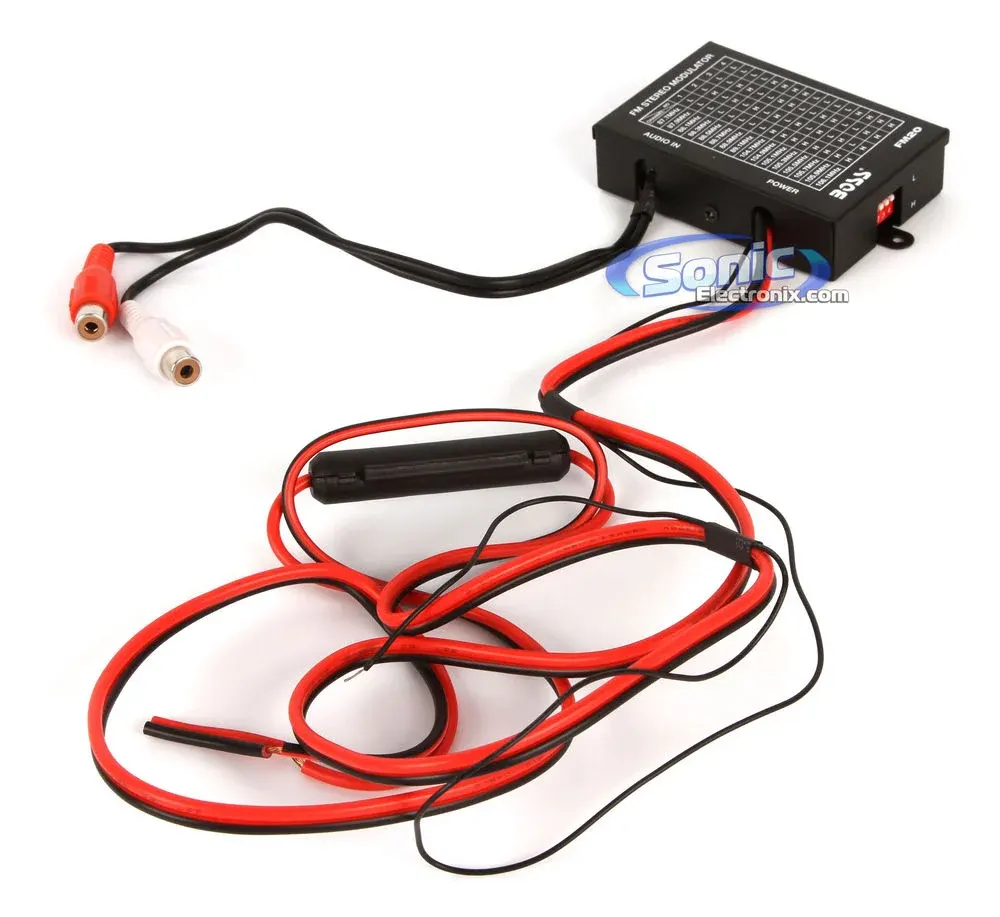 Boss FM20 Universal FM Transmitter with Hard Wire Connections and RCA Inputs 3