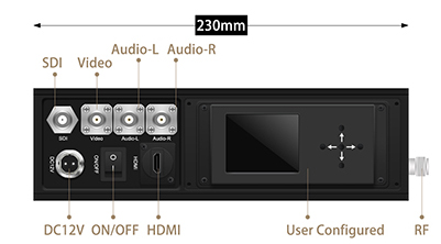 เครื่องส่งวิดีโอดิจิตอลไร้สาย 2 Digital Wireless Video Transmitter