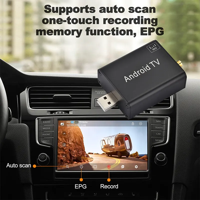 安装 ISDB-T 数字电视,带应用程序触摸屏控制,用于汽车或智能手机平板上的 android 主机 7 Install ISDB-T digital tv with app touch screen control for android head unit in the car or smartphone pad 6