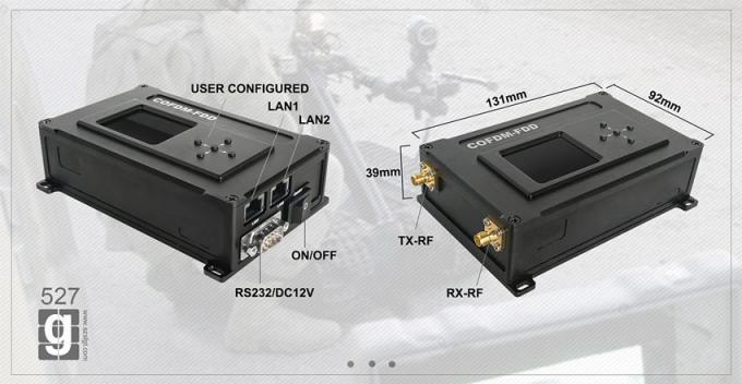ကြိုးမဲ့ COFDM ဗီဒီယိုထုတ်လွှင့်မှု 5 Wireless COFDM Video Transmitter
