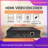 HDMI ip encoder H265 H264 1080P60FPS Video Encoder to IP Streaming, Support SRT RTMP RTSP/TS/HLS-M3U8/FLV/UDP Protocol 1