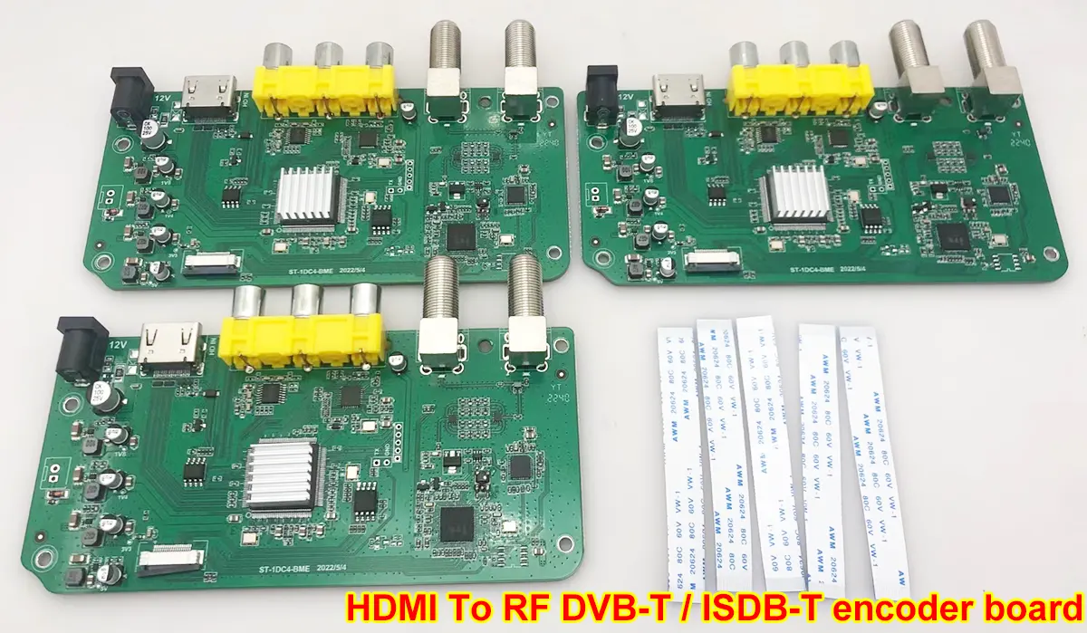 HDMI to RF DVB-T ISDB-T encoder board