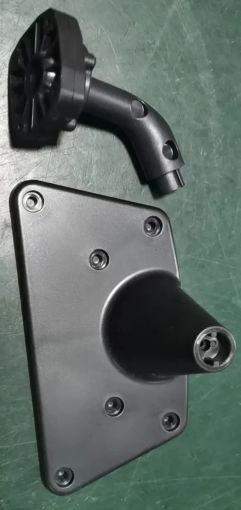 Split screen monitor VESA bracket table install for Vcan1738 5