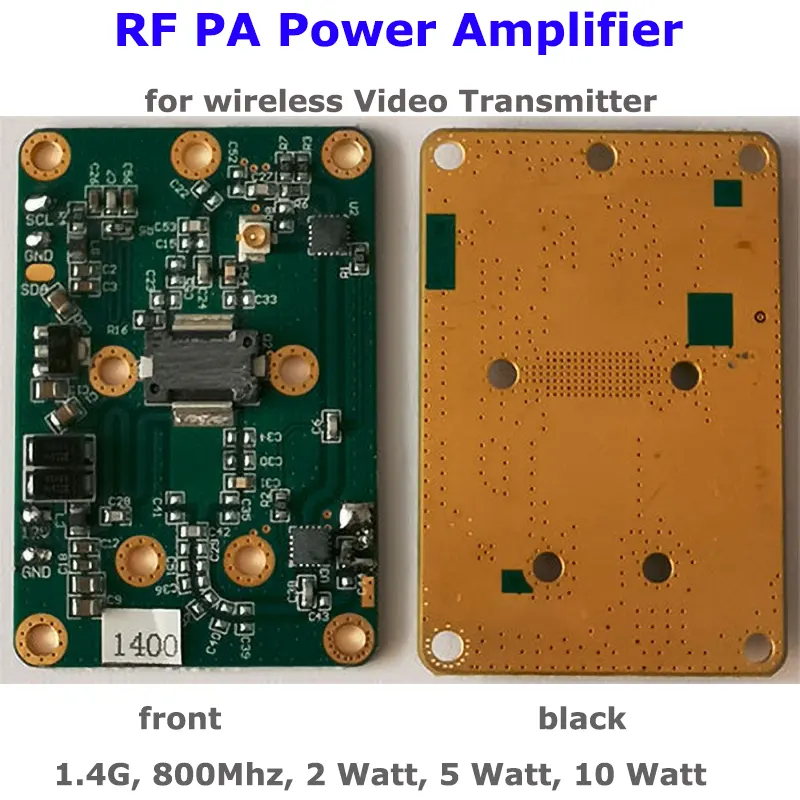 2 Watts PA Linear Power Amplifier RF module board PCBA for wireless video data link transmitter