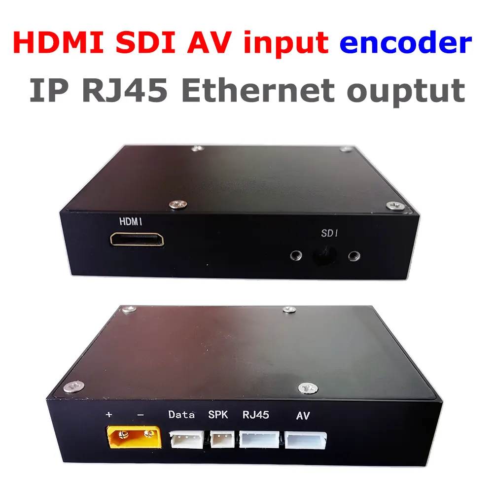 HDMI SDI AV input encoder IP RJ45 Ethernet output