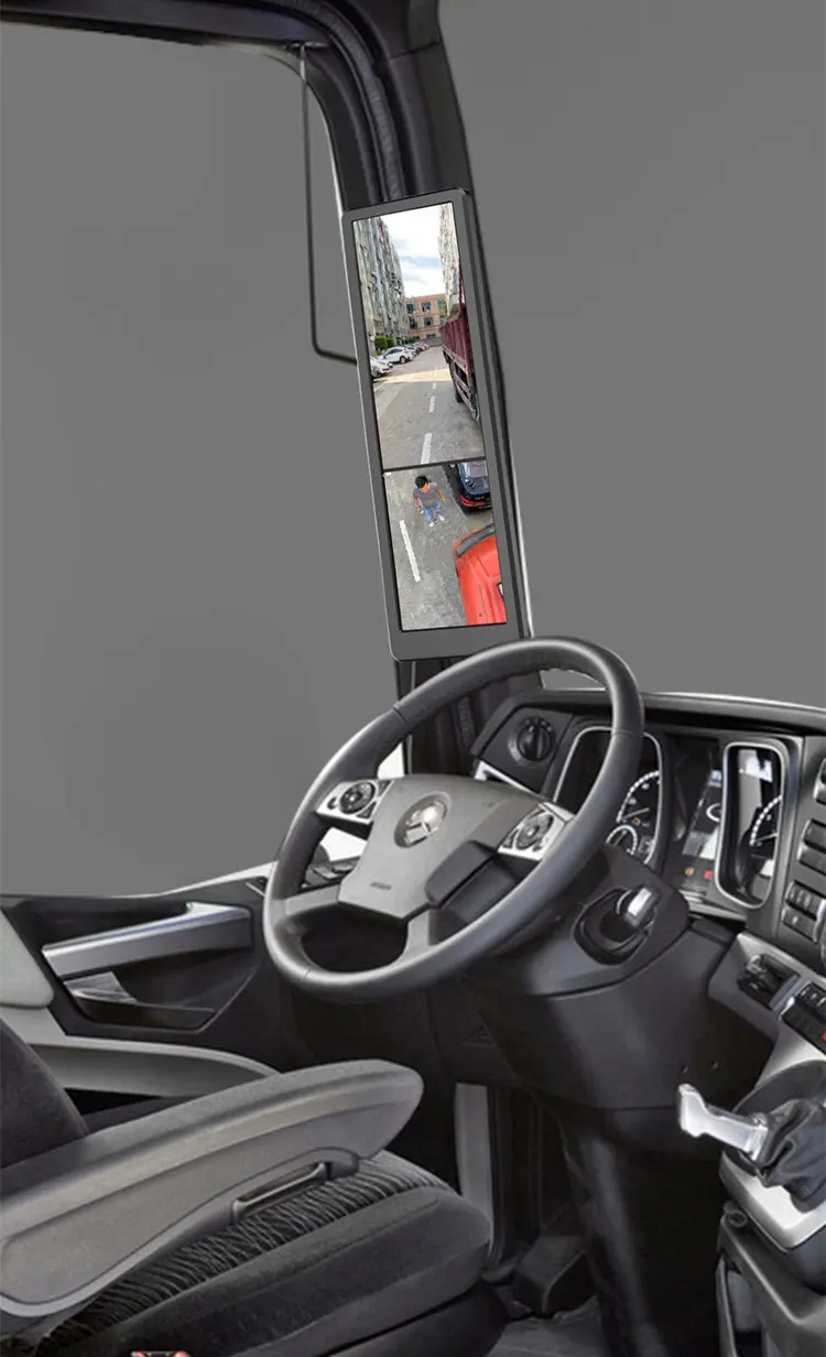 semi truck mirror dvr recorder