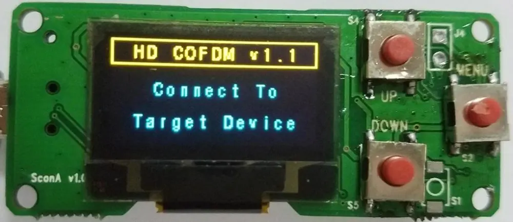 Painel de configuração de parâmetros Guia de operação rápida para transmissor e receptor de vídeo sem fio COFDM 5 Parameter configuration panel Quick Operation Guide for COFDM wireless video transmitter and receiver 3