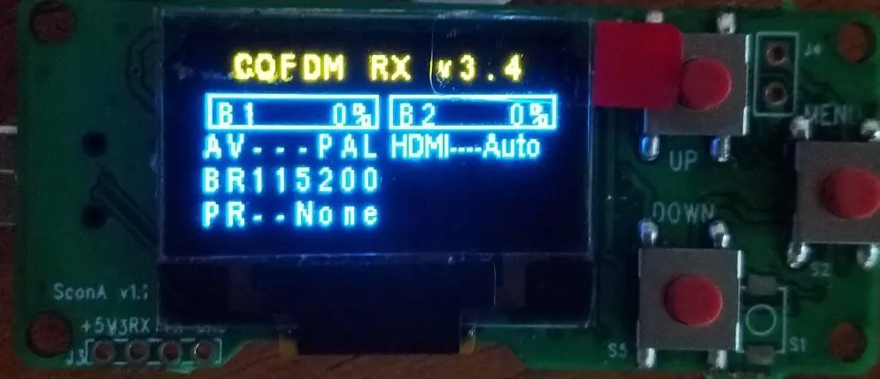 Painel de configuração de parâmetros Guia de operação rápida para transmissor e receptor de vídeo sem fio COFDM 10 Parameter configuration panel Quick Operation Guide for COFDM wireless video transmitter and receiver 7