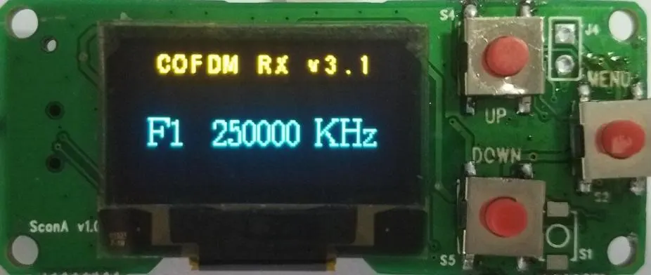 Painel de configuração de parâmetros Guia de operação rápida para transmissor e receptor de vídeo sem fio COFDM 12 Parameter configuration panel Quick Operation Guide for COFDM wireless video transmitter and receiver 9