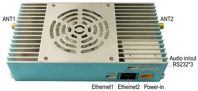 10W full duplex wireless transceiver for video and data Link
