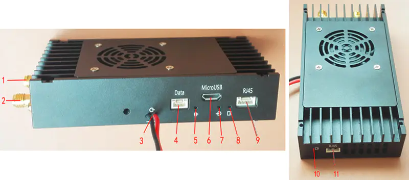 2W/5W full duplex wireless transceiver for video and data Link 2 2W/5W full duplex wireless transceiver for video and data Link