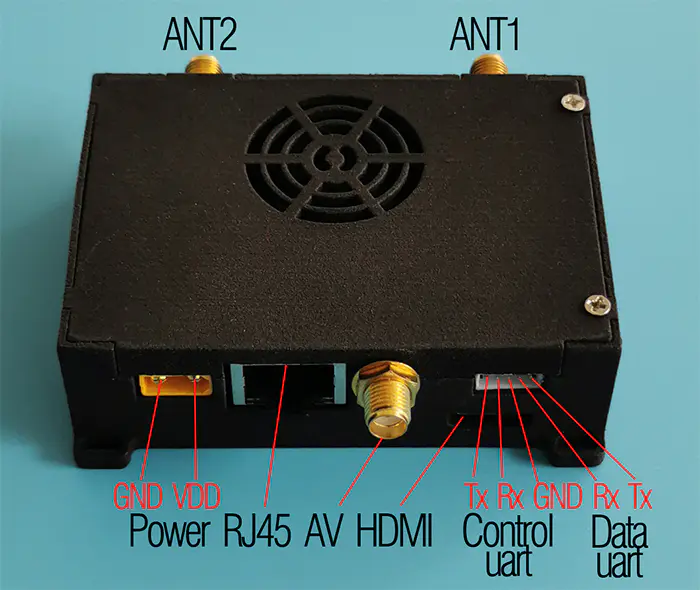 5.8GHz optimized WiFi compatible transceiver for video and data link