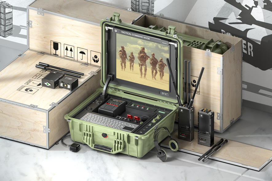 IP -mesh -opdrachtstation 3 IP MESH Command Station