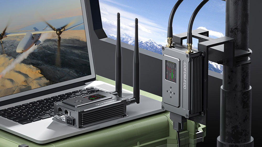 Невялікі прыёмнік IP для БЛА 7 Small IP Transceiver For UAV Robot