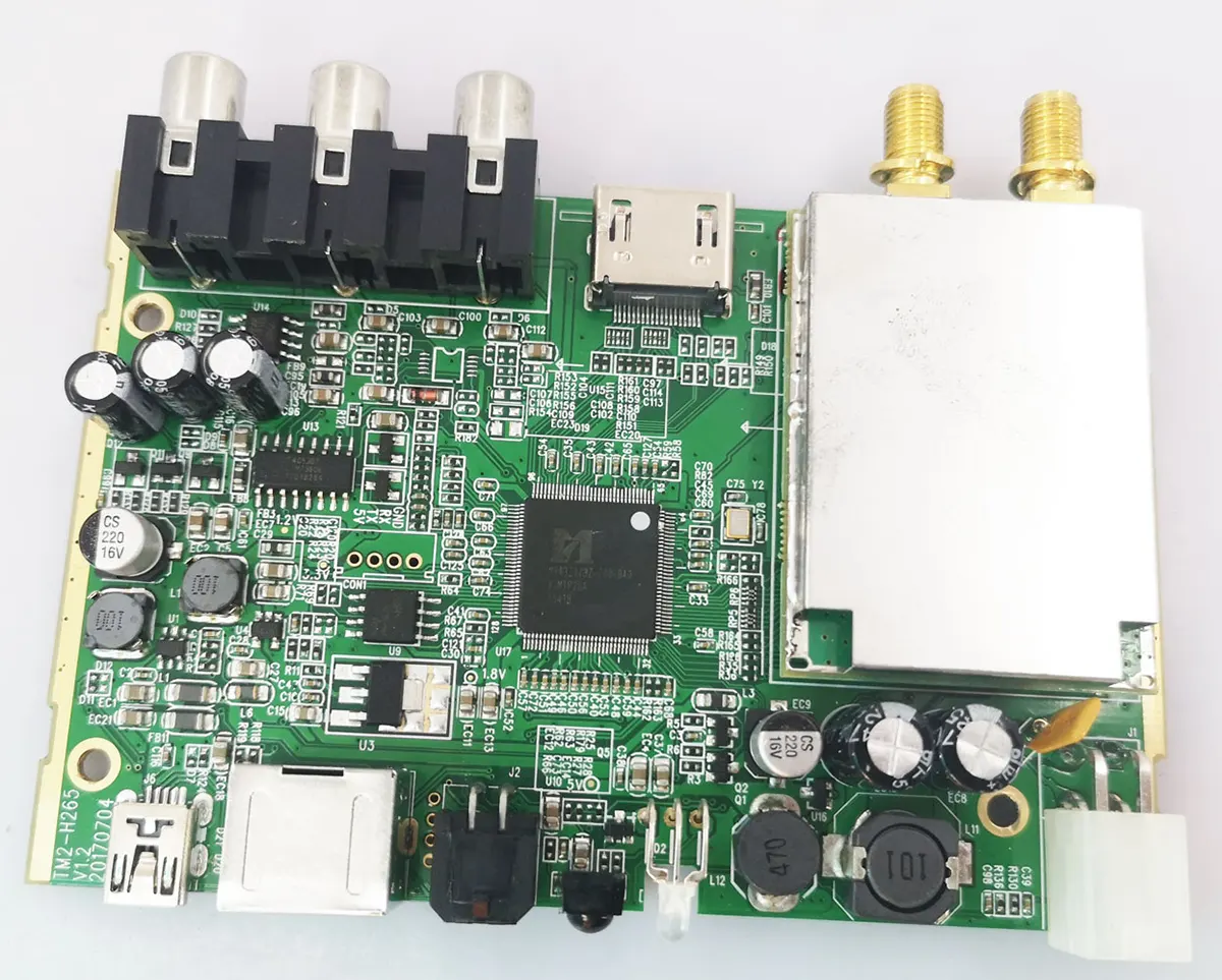 in-car dvb-t dvb-t2 h264 h265 dual tunter two antenna pcba-Dolby