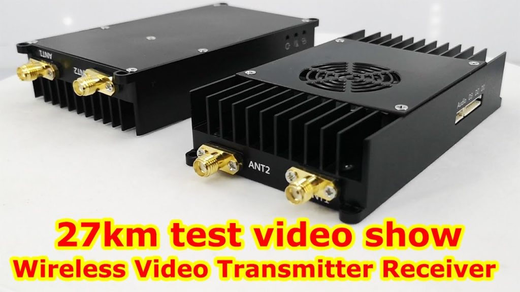 Latest 2W Power Amplifier 27 KM long-range wireless video transmitter receiver living demo image data link transmission in 2022 1