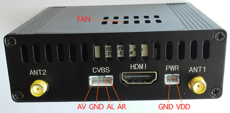 video receiver with TDD duplex data Link