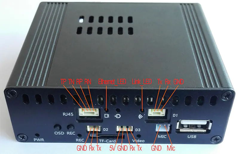 video receiver with TDD duplex data Link