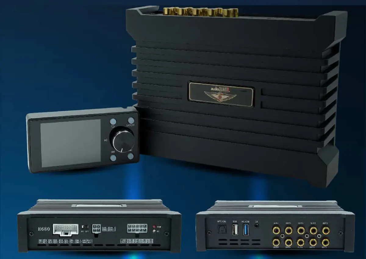 DSP audio processor car amplifier mixer digital mini DSP module board control panel