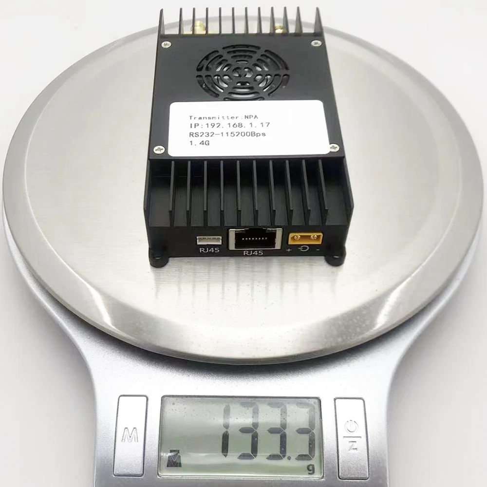 فرستنده و گیرنده داده ویدیویی پهپاد پیوند ویدئویی پهپادرستنده-گیرنده-133 گرم 300mW-PA-two-way-wireless-video-link-transmitter-receiver-133-gram