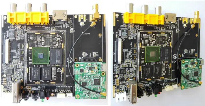 Плата прайгравання дэкадавання SHD1 H264 з нізкай затрымкай 2 SHD1 H264低延时解码播放板