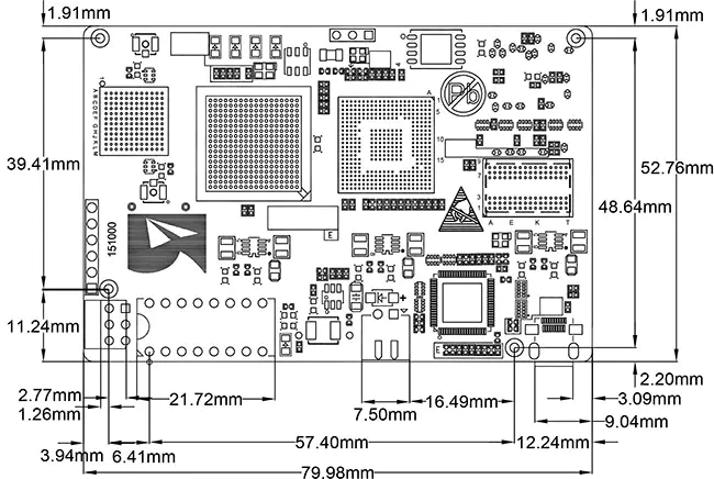 Placa de modulación de codificación de transmisión de imagen digital inalámbrica SEM9363 3 SEM9363无线数字图传编码调制板