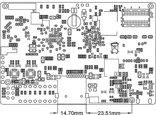 Placa de modulación de codificación de transmisión de imagen digital inalámbrica SEM9363 4 SEM9363无线数字图传编码调制板