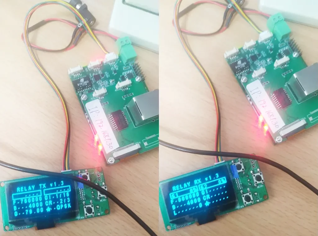 Cara menguji modul pemancar data video nirkabel COFDM IPM konfigurasi asisten jaringan pemutar UDP One-way wireless network transparent transmission COFDM module UDP player net-assistant configuration