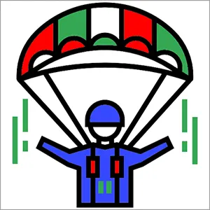 wireless video transmitter and receiver for skydriver parachute, wingsuit