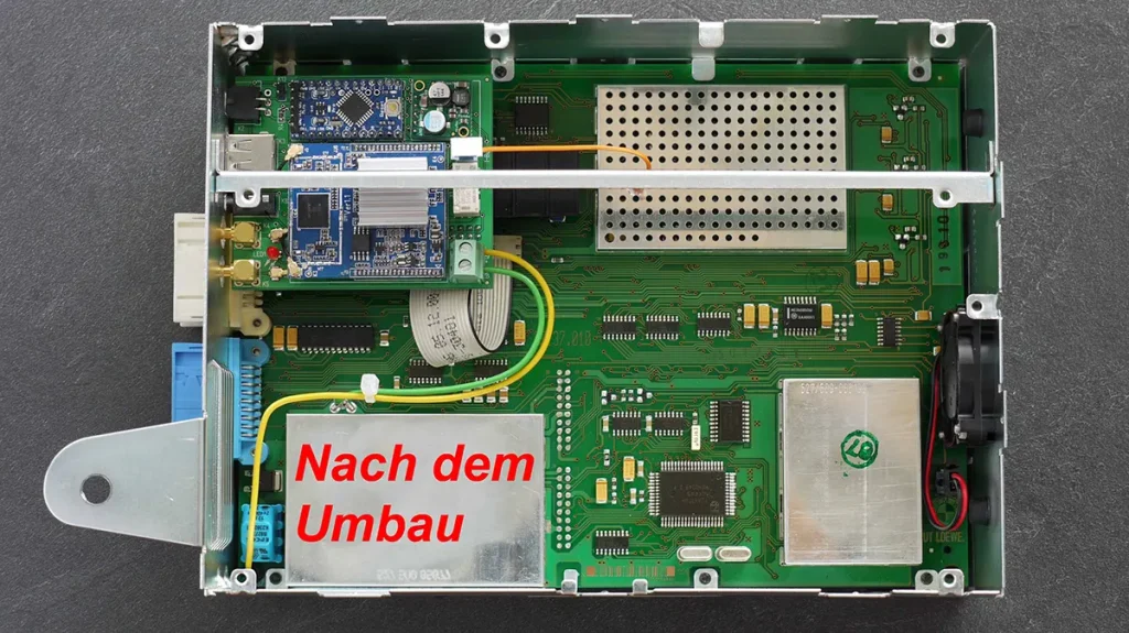 Upgrade-analog-tv-tuner-to-digital-DVB-T-DVB-T2-H264-H265-module-on-E3X-BMW