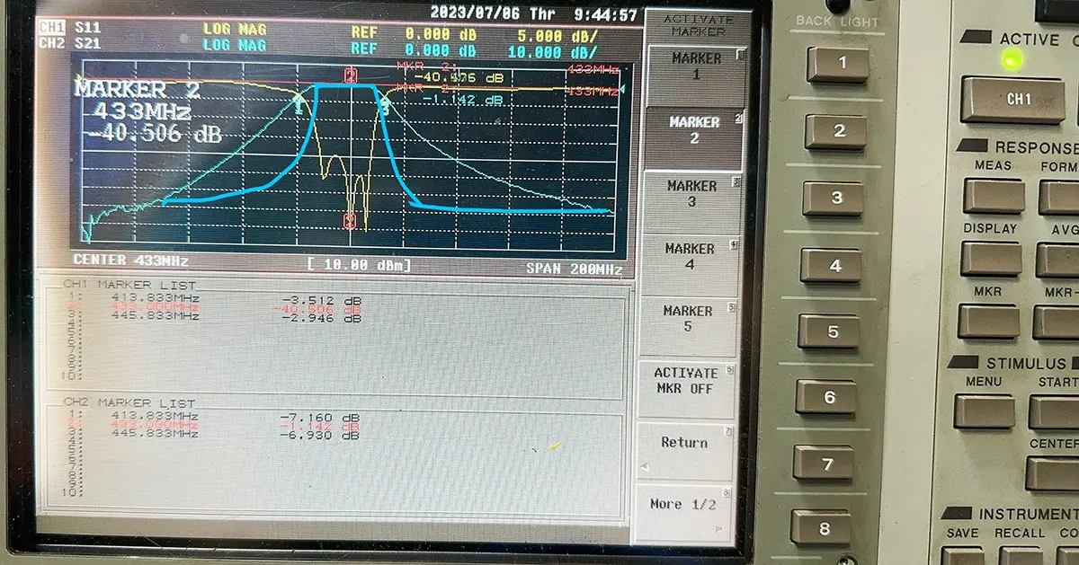 BPF帶通濾波器 RF帶通腔體濾波器 Cofdm 螺旋濾波器頻率定制 vcan1884 25 bandpass filter