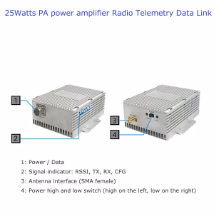 25Watts PA power amplifier Radio Telemetry Data Link