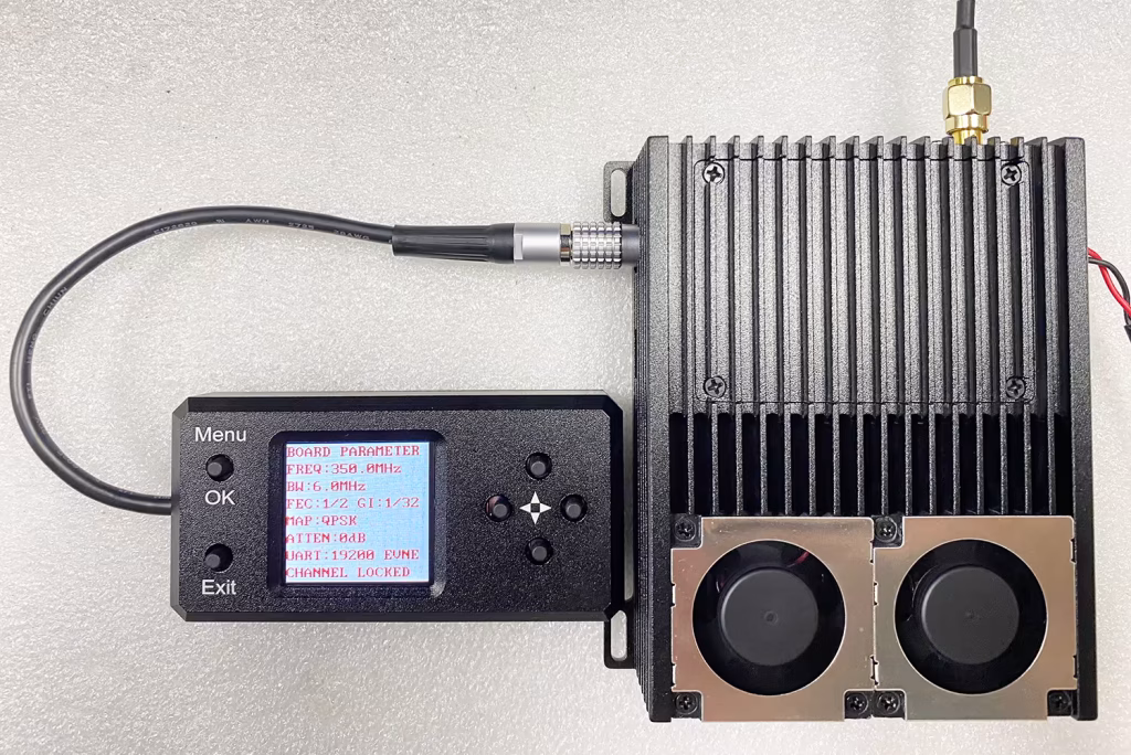 350Mhz frequency customized wireless COFDM video transmitter