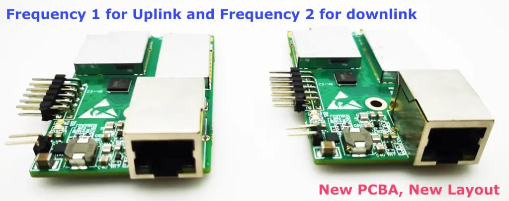 COFDM Reapter relay module frequency one for up link frequency two for down link