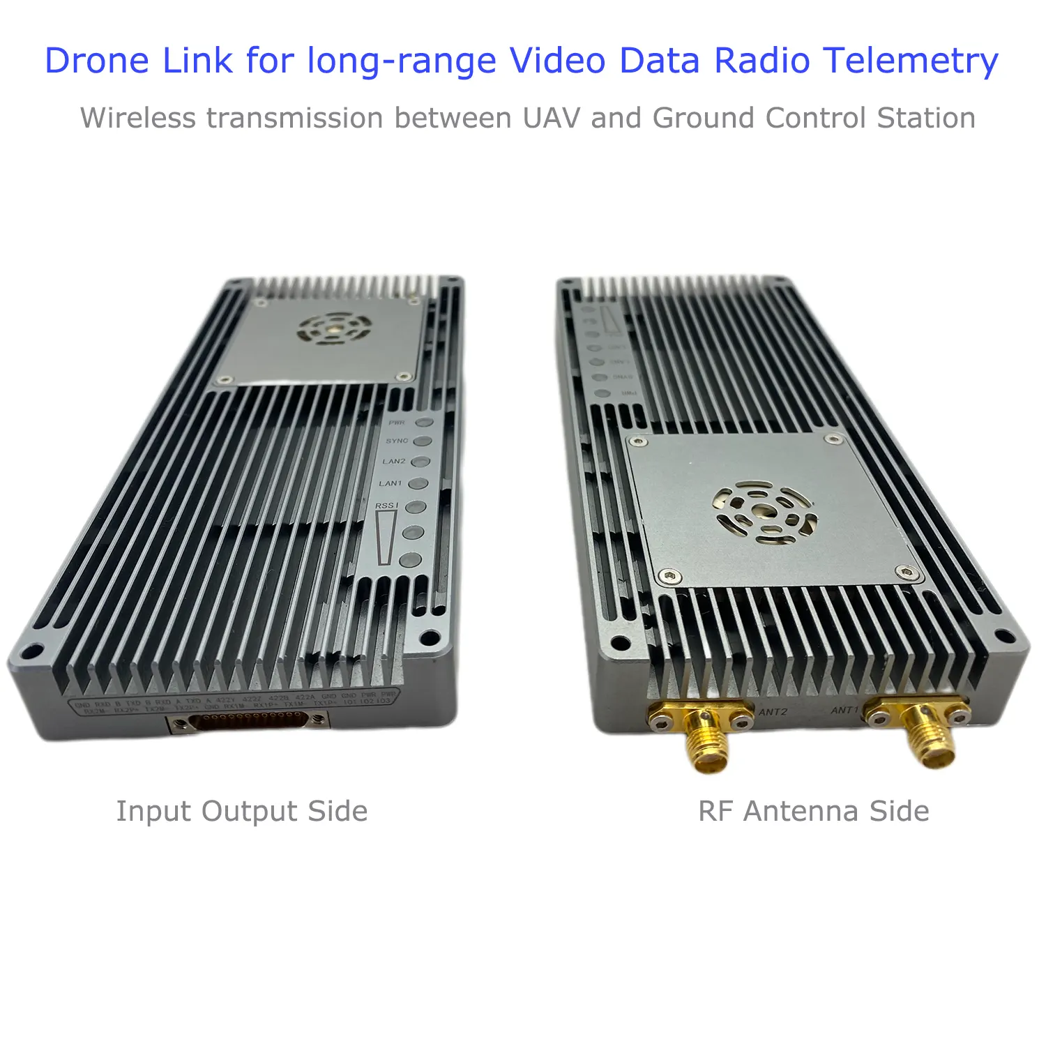 Drone Link for long-range Video Data Radio Telemetry wireless transmission between uav and ground control station