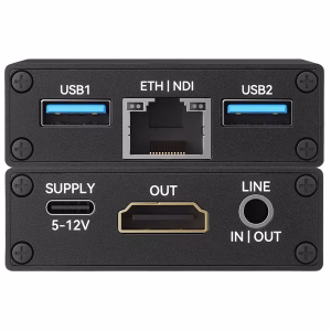 Zweikanaliger USB-Video-Encoder zur IP-Ethernet-Streaming-Video-Konverterbox