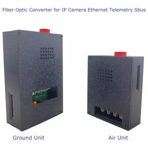 Fiber Optic Converter for IP Camera Ethernet Telemetry Sbus