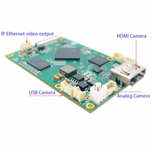HDMI + Analog CVBS PAL Kamerası + Ethernet akışına USB UVC kodlayıcı