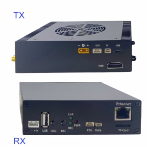 HDMI and IP camera COFDM wireless video transmitter and receiver 5-watt power amplifier